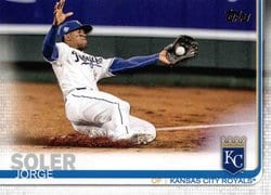 2019 Topps Base Set Jorge Soler #307 card