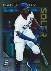 2020 Bowman Platinum Base Set Jorge Soler #58 card