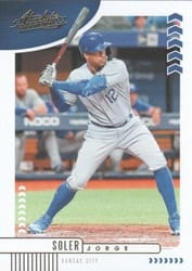 2020 Panini Absolute Base Set Jorge Soler #36 card