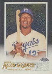 2020 Topps Allen & Ginter Chrome Base Set Jorge Soler #23 card