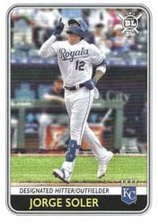 2020 Topps Big League Base Set Jorge Soler #32 card
