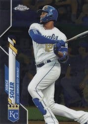 2020 Topps Chrome Base Set Jorge Soler #20 card