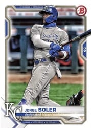 2021 Bowman Base Set Jorge Soler #54 card
