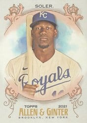 2021 Topps Allen & Ginter Base Set Jorge Soler #156 card