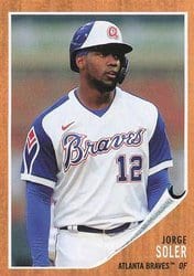 2021 Topps Archives Base Set Jorge Soler #87 card