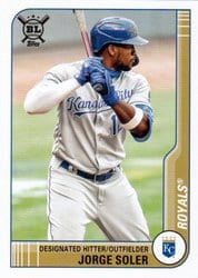2021 Topps Big League Base Set Jorge Soler #103 card