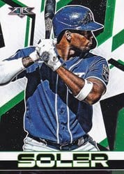 2021 Topps Fire Base Set Jorge Soler #157 card