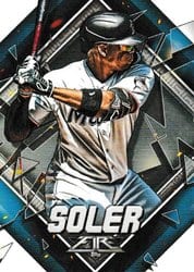 2022 Topps Fire Base Set Jorge Soler #26 card
