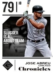 2018 Panini Chronicles Base Set Jose Abreu #39 card