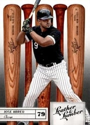 2019 Panini Leather & Lumber Base Set Jose Abreu #91 card
