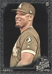 2019 Topps Allen & Ginter X Base Set Jose Abreu #121 card