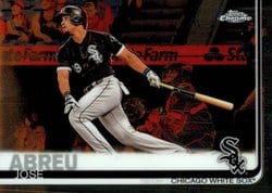 2019 Topps Chrome Base Set Jose Abreu #89 card