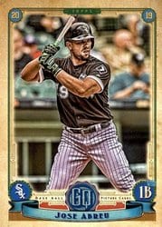 2019 Topps Gypsy Queen Base Set Jose Abreu #288 card