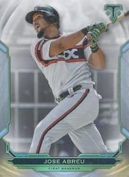 2019 Topps Triple Threads Base Set Jose Abreu #9 card
