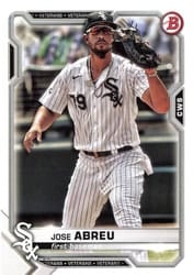 2021 Bowman Base Set Jose Abreu #92 card