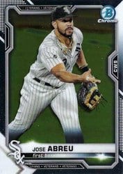 2021 Bowman Chrome Base Set Jose Abreu #4 card