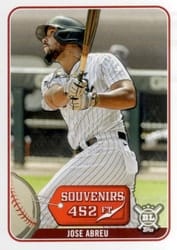 2021 Topps Big League Souvenirs Jose Abreu #SO-11 card