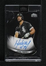 2021 Topps Chrome Black Autographs Jose Abreu #CBA-JA card