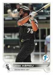 2022 Topps 1st Edition Base Set Jose Abreu #84 card