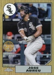 2022 Topps Chrome 1987 Topps Jose Abreu #87BC-9 card