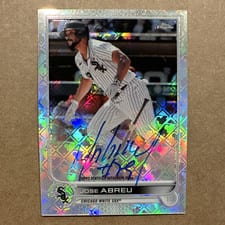 2022 Topps Chrome Logofractor Edition Autographs Jose Abreu #CA-JAB card