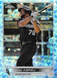 2022 Topps Chrome Logofractor Edition Base Set Jose Abreu #21 card