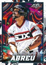 2022 Topps Fire Base Set Jose Abreu #14 card