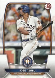 2023 Bowman Base Set Jose Abreu #67 card
