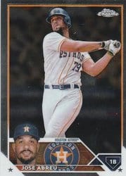 2023 Topps Chrome Base Set José Abreu #41 card