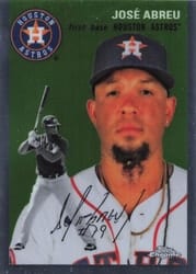 2023 Topps Chrome Platinum Anniversary Base Set José Abreu #201 card