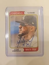 2023 Topps Heritage Real One Autographs Jose Abreu #ROA-JAU card