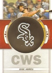 2023 Topps Team Logo Manufactured Patches Jose Abreu #TLP-JAB card