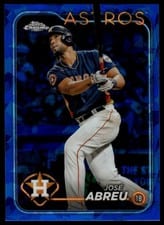 2024 Topps Chrome Sapphire Edition Base Set José Abreu #410 card