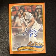 2024 Topps Chrome Update 1989 Topps Baseball Autographs José Abreu #89CA-JA card