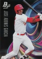 2018 Bowman Platinum Top Prospects Jose Adolis Garcia #TOP-45 card