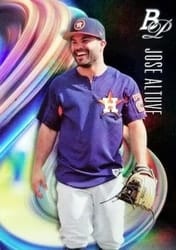 2018 Bowman Platinum Base Set Jose Altuve #54b card