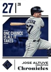 2018 Panini Chronicles Base Set Jose Altuve #33 card