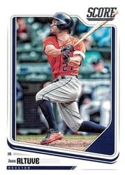 2018 Panini Chronicles Score Jose Altuve #21 card