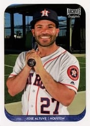 2018 Topps Archives Snapshots Base Jose Altuve #AS-JA card