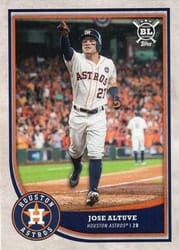 2018 Topps Big League Base Set Jose Altuve #104c card