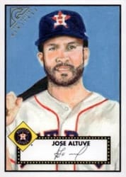 2018 Topps Gallery Heritage Jose Altuve #H-7 card