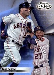 2018 Topps Gold Label Base Set Jose Altuve #4 card