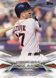 2018 Topps MLB Awards Jose Altuve #MLBA-1 card