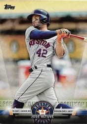 2018 Topps Topps Salute (Series One) Jose Altuve #TS-7 card