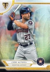 2018 Topps Triple Threads Base Set Jose Altuve #41 card
