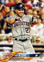 2018 Topps Update Base Set Jose Altuve #US299 card