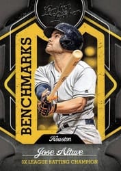 2019 Panini Leather & Lumber Benchmarks Jose Altuve #B-6 card