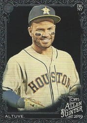 2019 Topps Allen & Ginter X Base Set Jose Altuve #28 card
