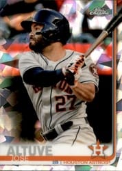 2019 Topps Chrome Sapphire Edition Base Set Jose Altuve #178 card