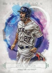 2019 Topps Inception Base Set Jose Altuve #79 card